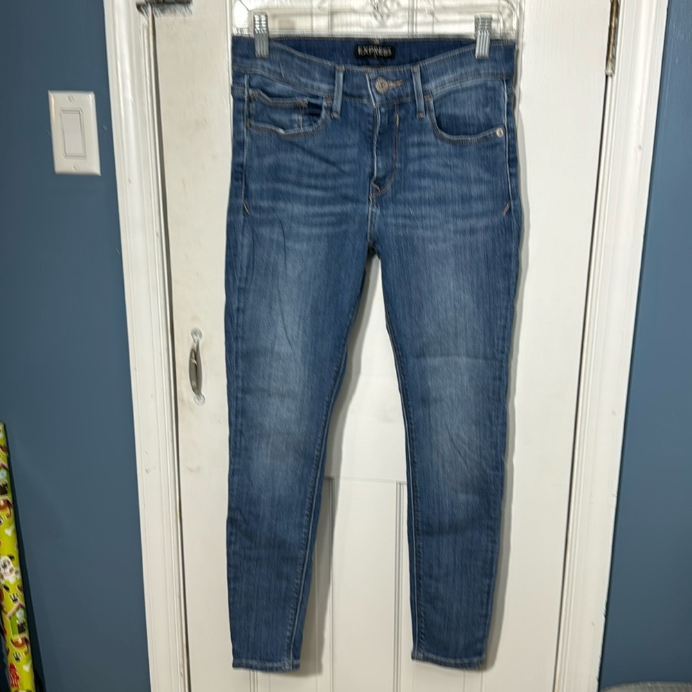 EXPRESS LEGGING MID RISE JEANS SIZE 4S/4C